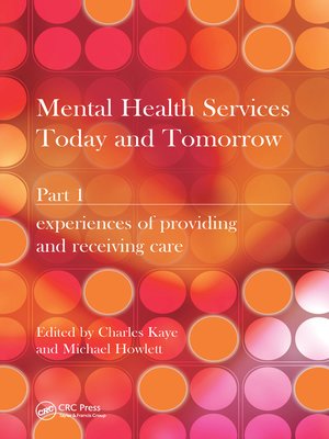 cover image of Mental Health Services Today and Tomorrow